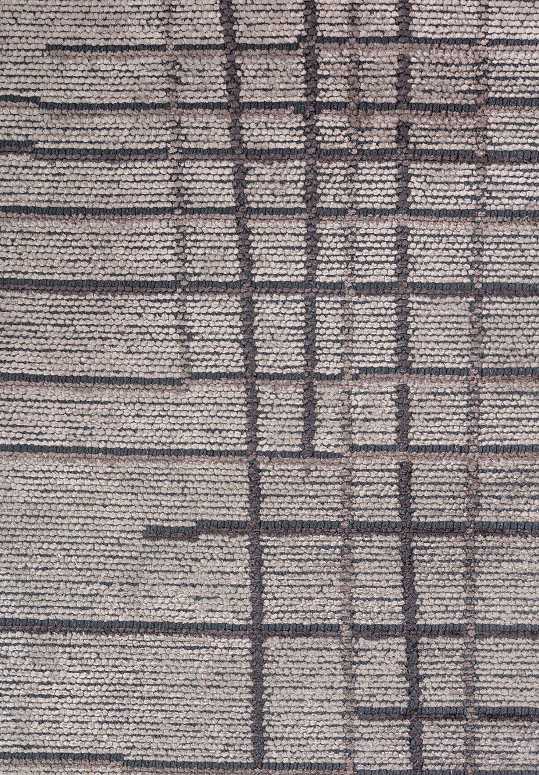 MANHATTAN KREM - KOYU GRİ - KÖMÜR HALI