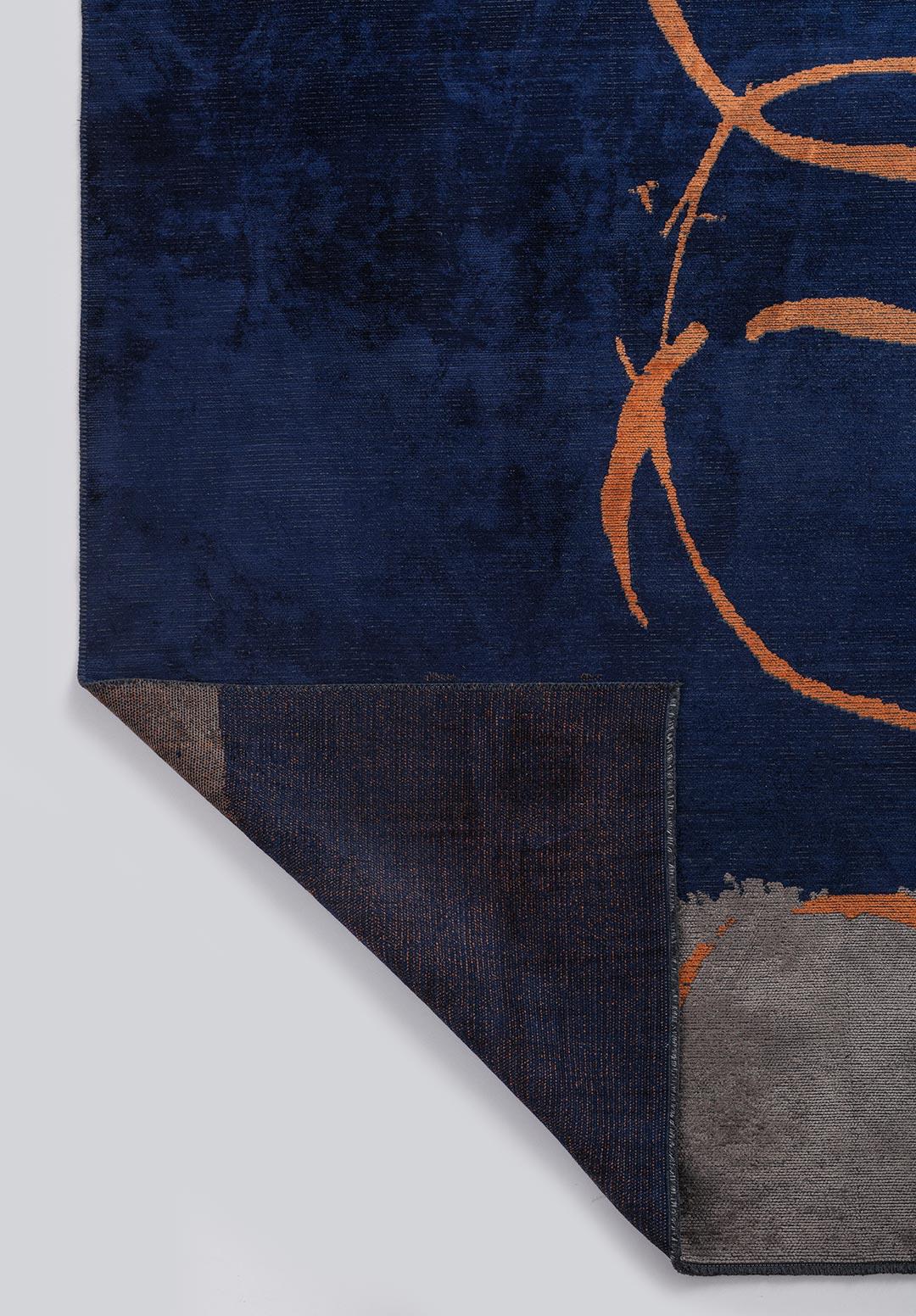 MUNICH KOYU LACİVERT - KOYU GRİ - KİREMİT HALI