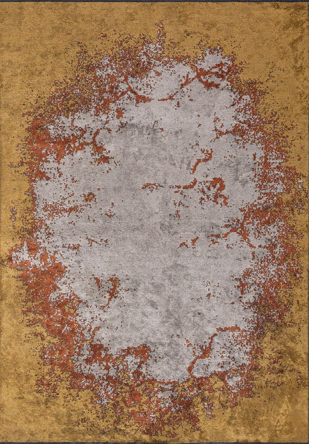 OSLO MUSTARD - RUST - CREAM RUG