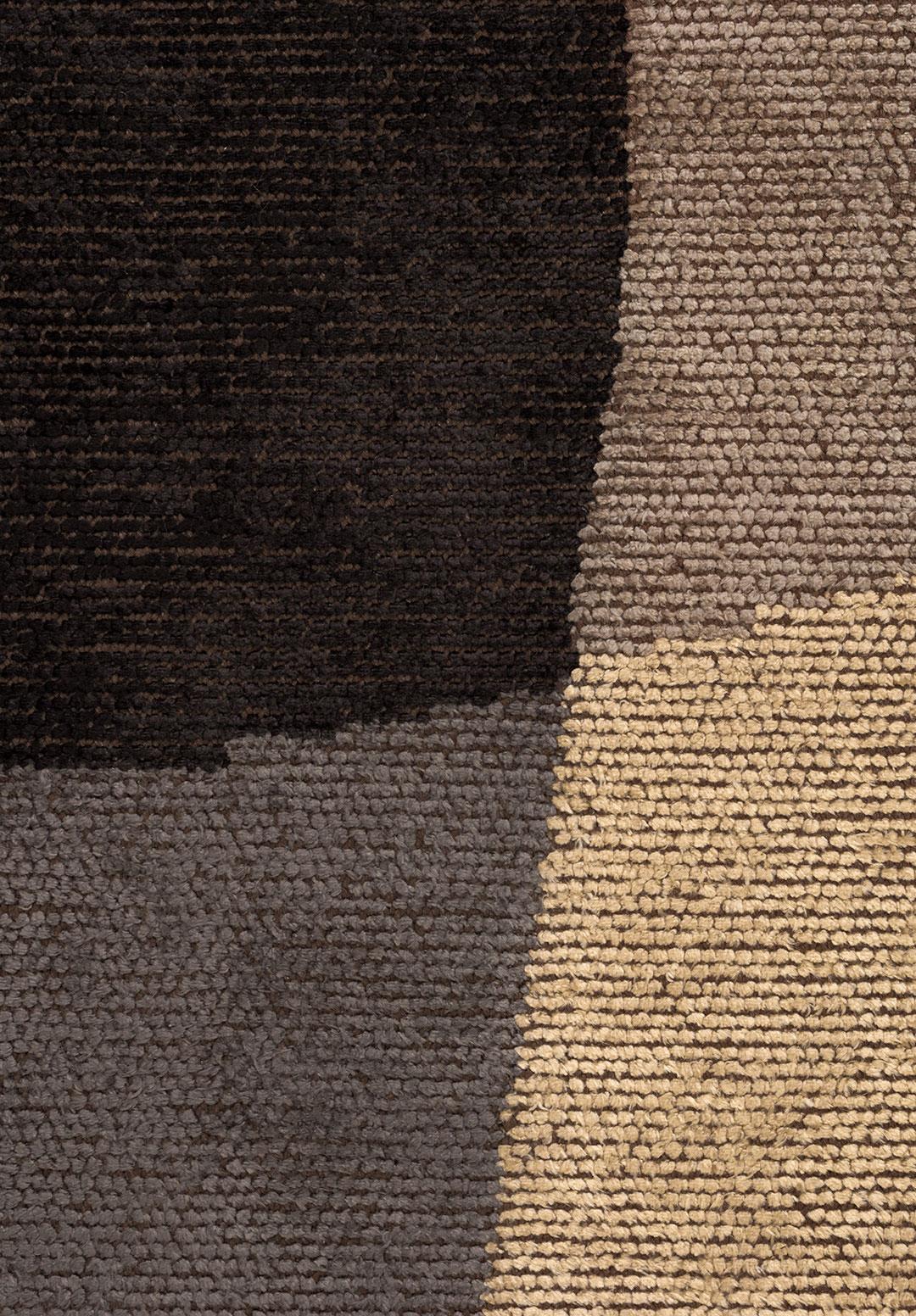 MARSEILLE BLACK - CHARCOAL - DARK GREY - CREAM RUG