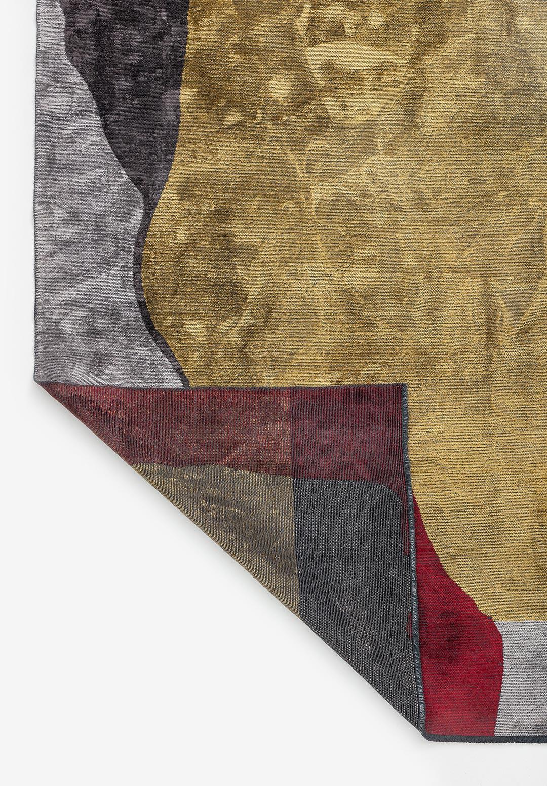 MIAMI BLACK - RED - GOLD - CHARCOAL - LIGHT GREY RUG