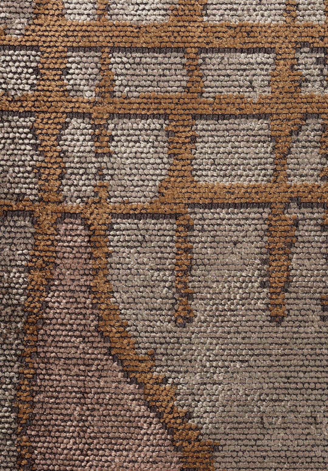 EDINBURGH CACAO - COPPER - CREAM RUG