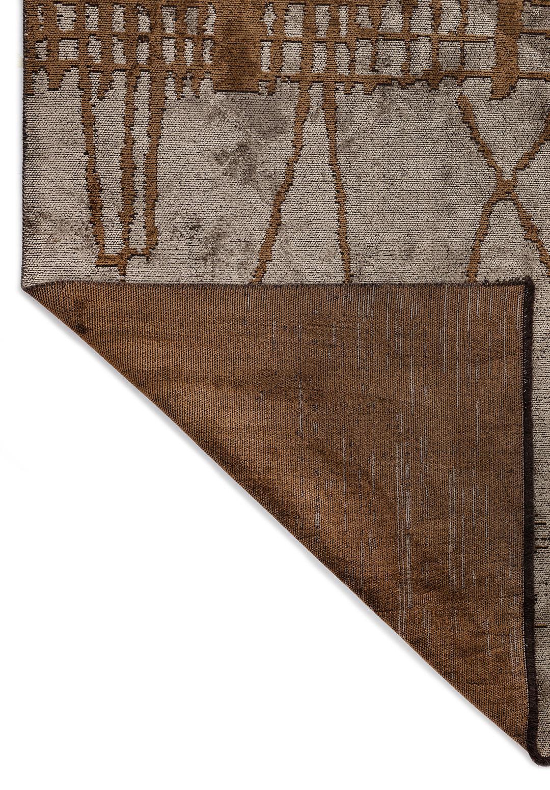 EDINBURGH CACAO - COPPER - CREAM RUG