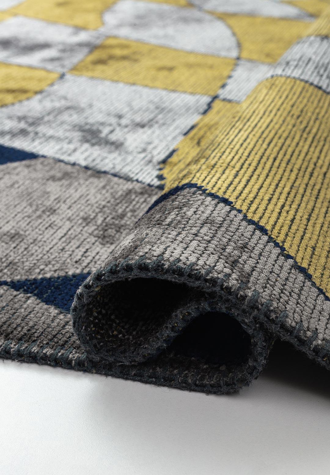 JERSEY DARK NAVY - DARK GREY - LIGHT GREY - GOLD RUG