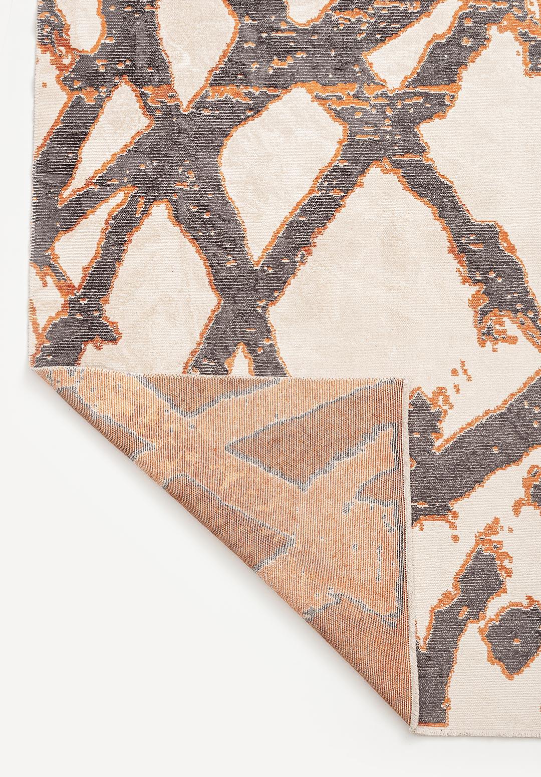 DORTMUND CHARCOAL - TERRA - ECRU RUG