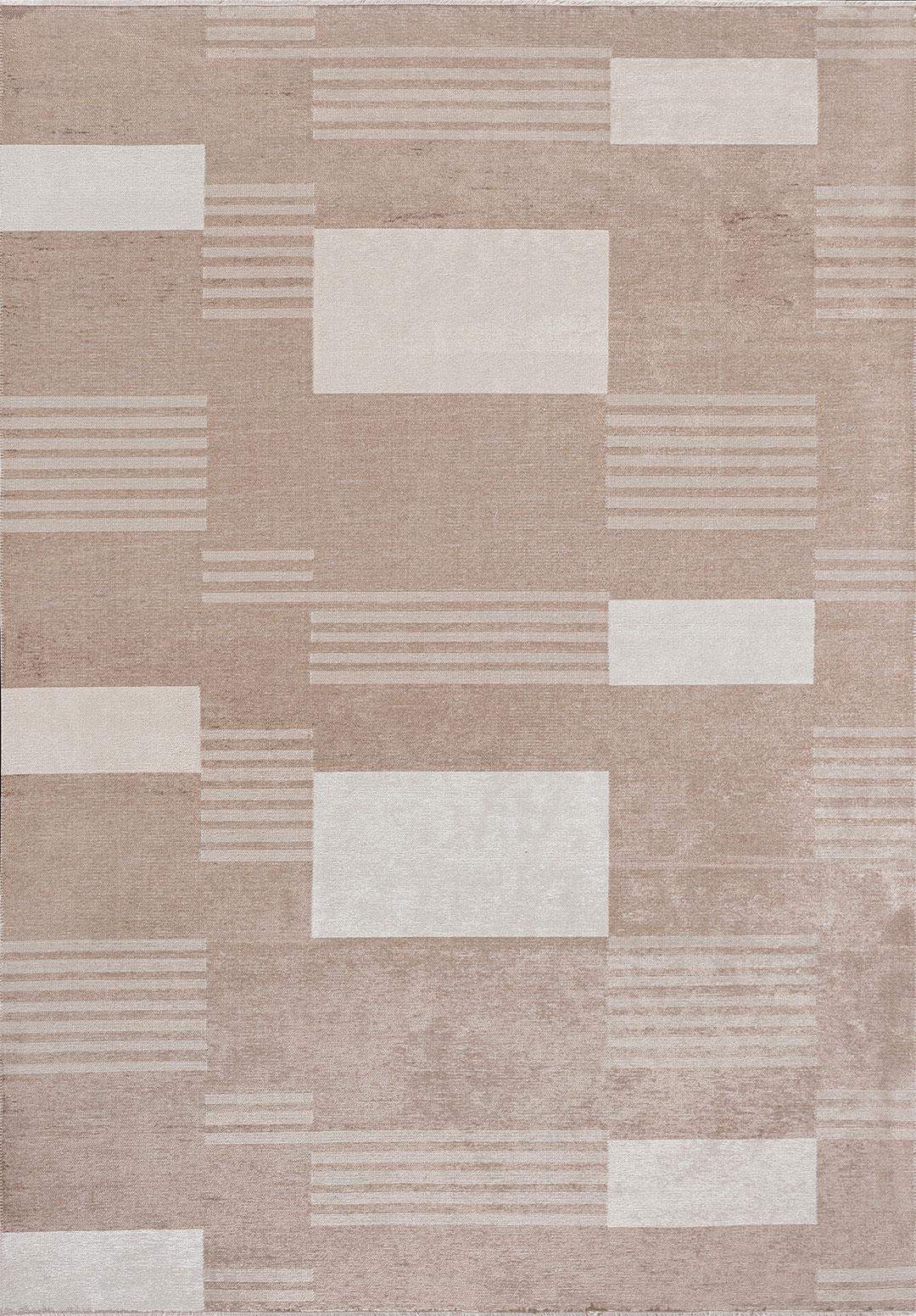 PANEL ECRU - LIGHT CREAM - STONE - NOUGAT RUG