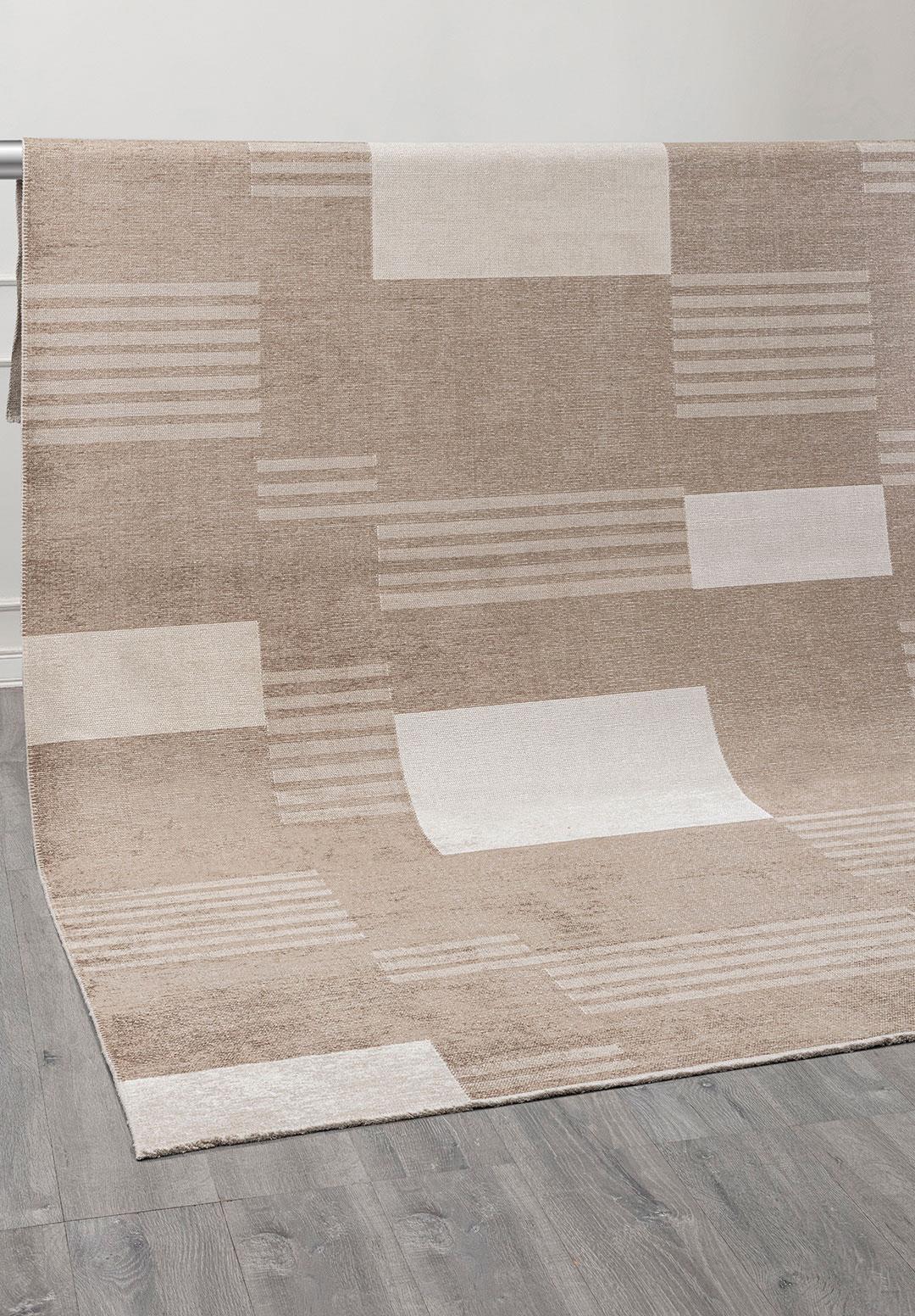 PANEL ECRU - LIGHT CREAM - STONE - NOUGAT RUG