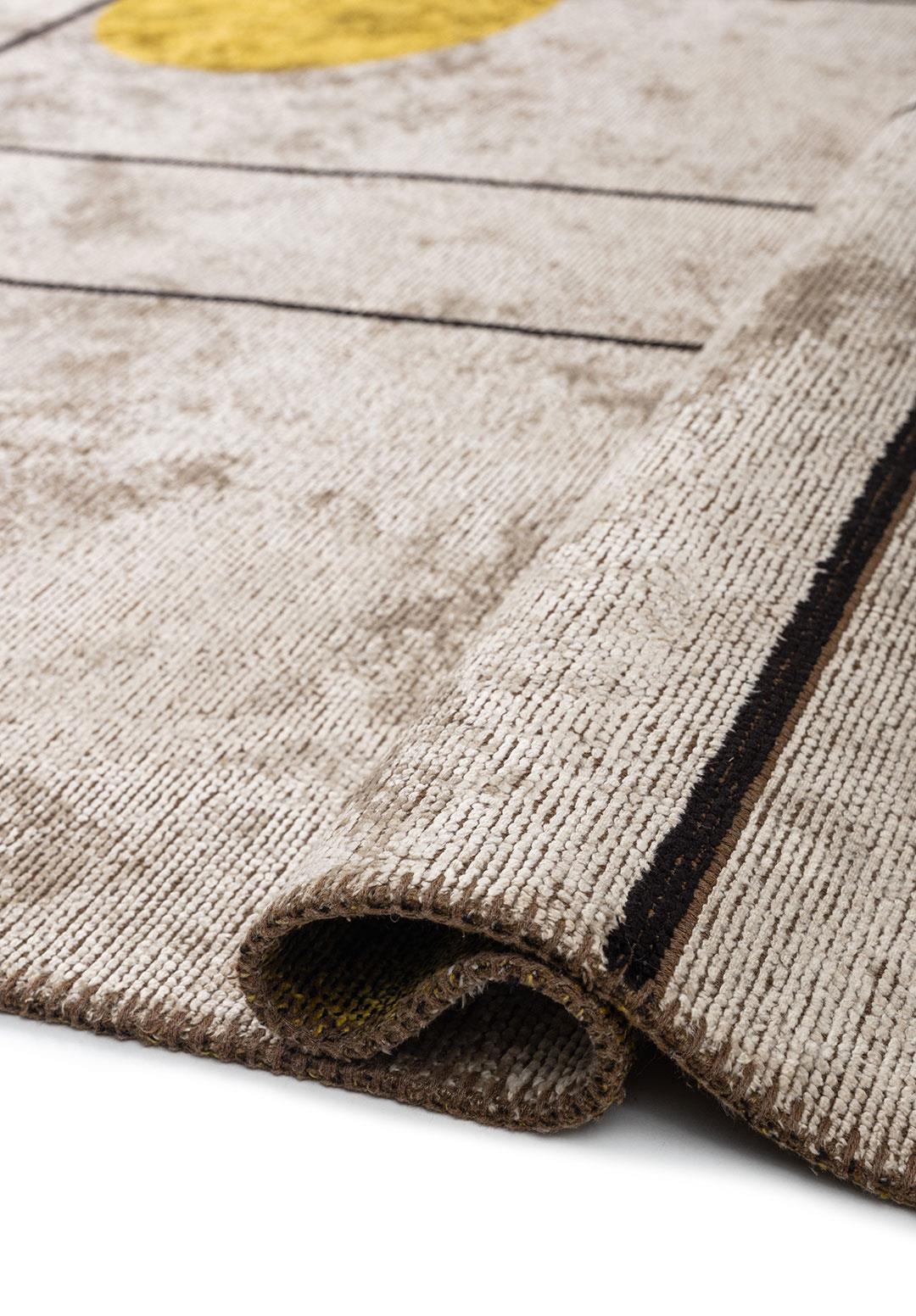 CIRCUS BLACK - BONE - YELLOW RUG