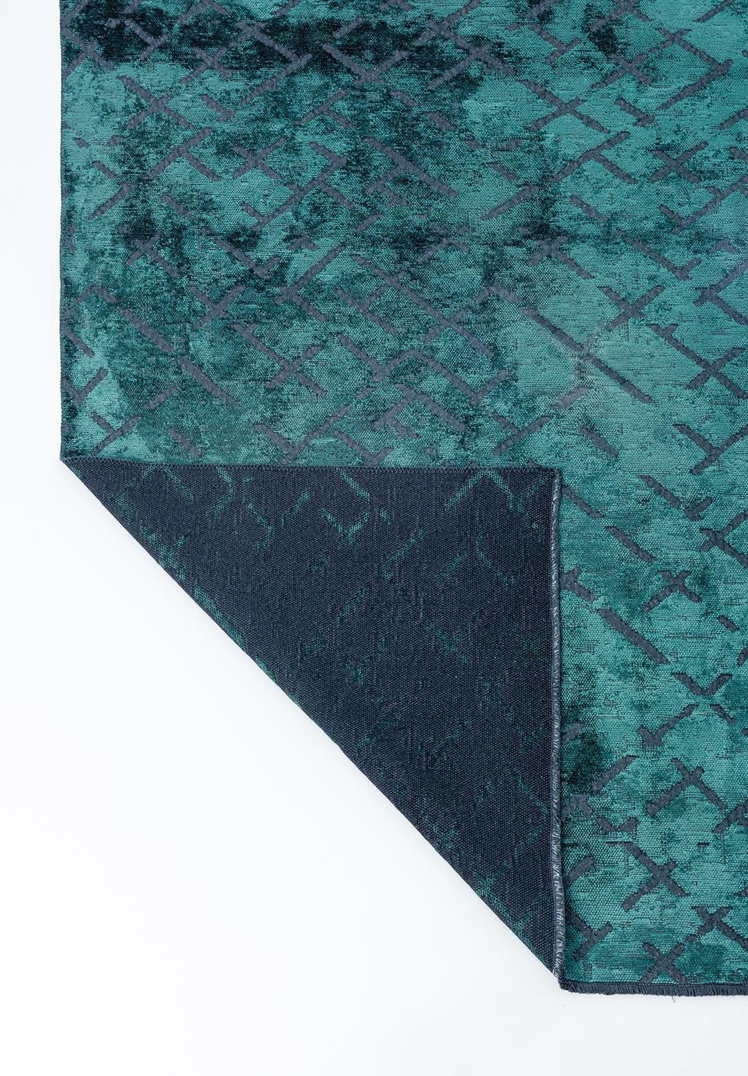 MYSTIQUE DARK GREEN RUG