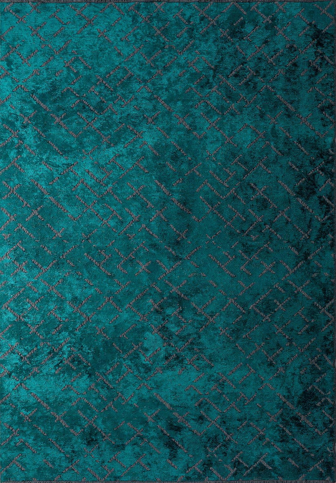 MYSTIQUE DARK TURQUOISE RUG