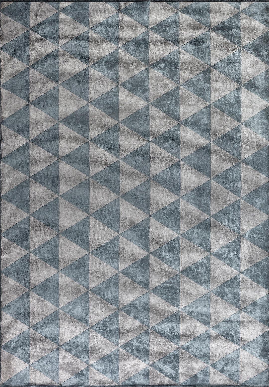 FERRARA BLUE - LIGHT GREY RUG