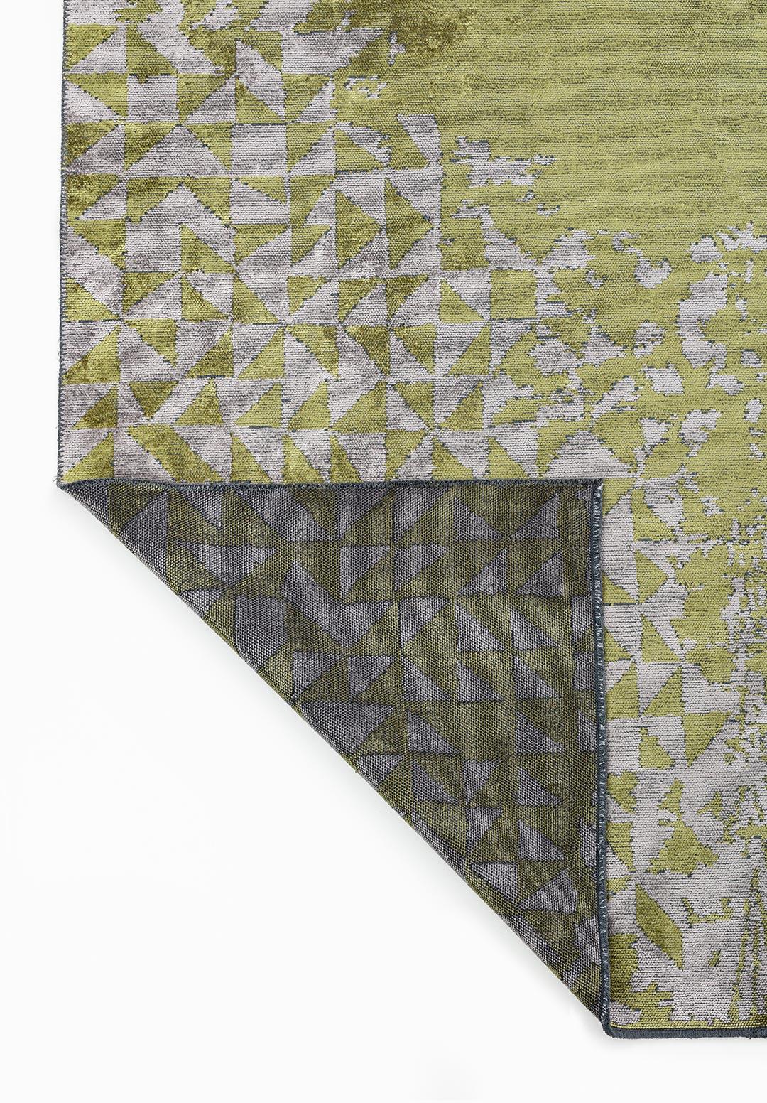 GULF GREEN - GREY RUG