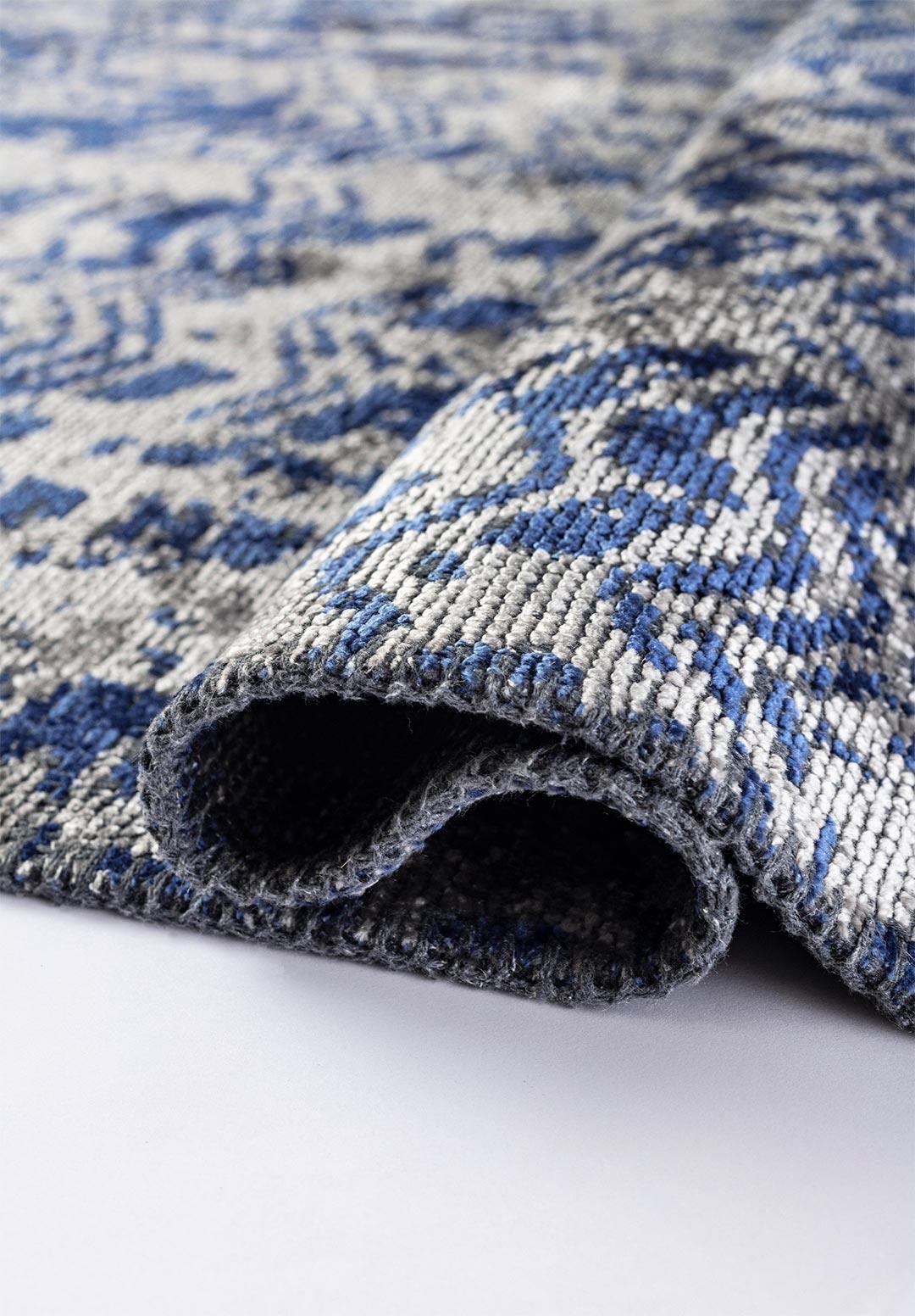 TERAMO AÇIK GRİ - LACİVERT HALI