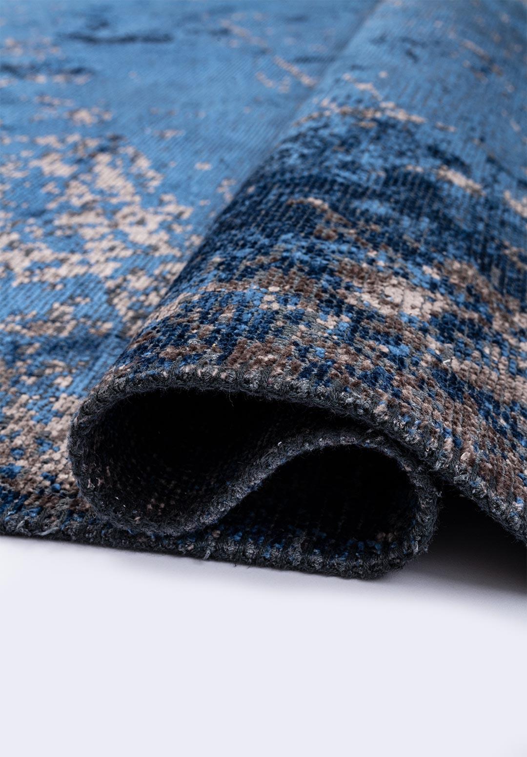 NOSTALGIA KOYU GRİ - LACİVERT HALI