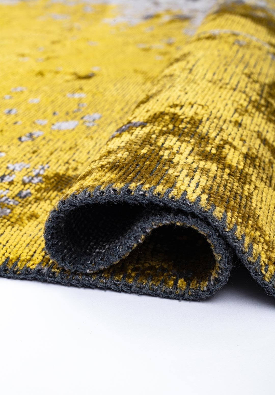 PAINT YELLOW - LIGHT GREY RUG