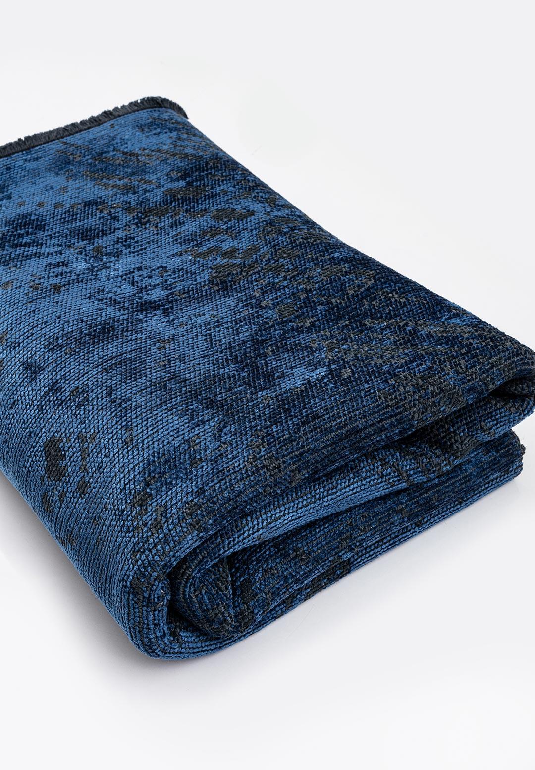 RUSTIC LACİVERT - MAT SİYAH HALI