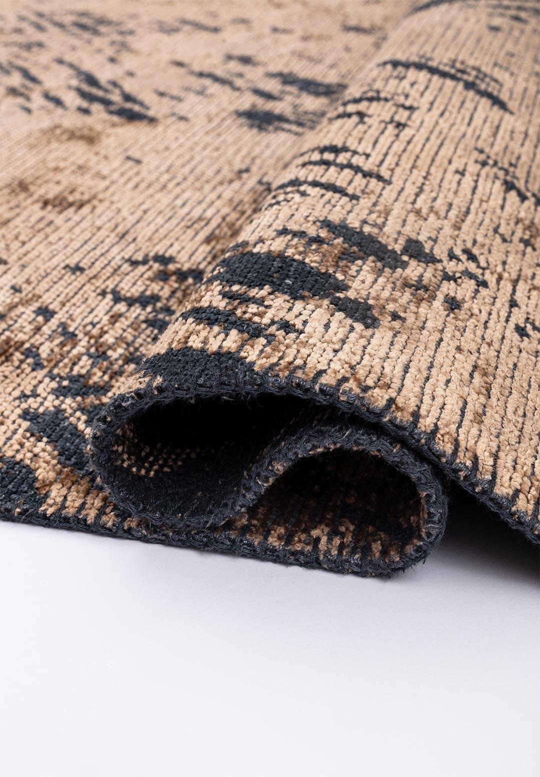 RUSTIC KOYU BEJ - MAT SİYAH HALI