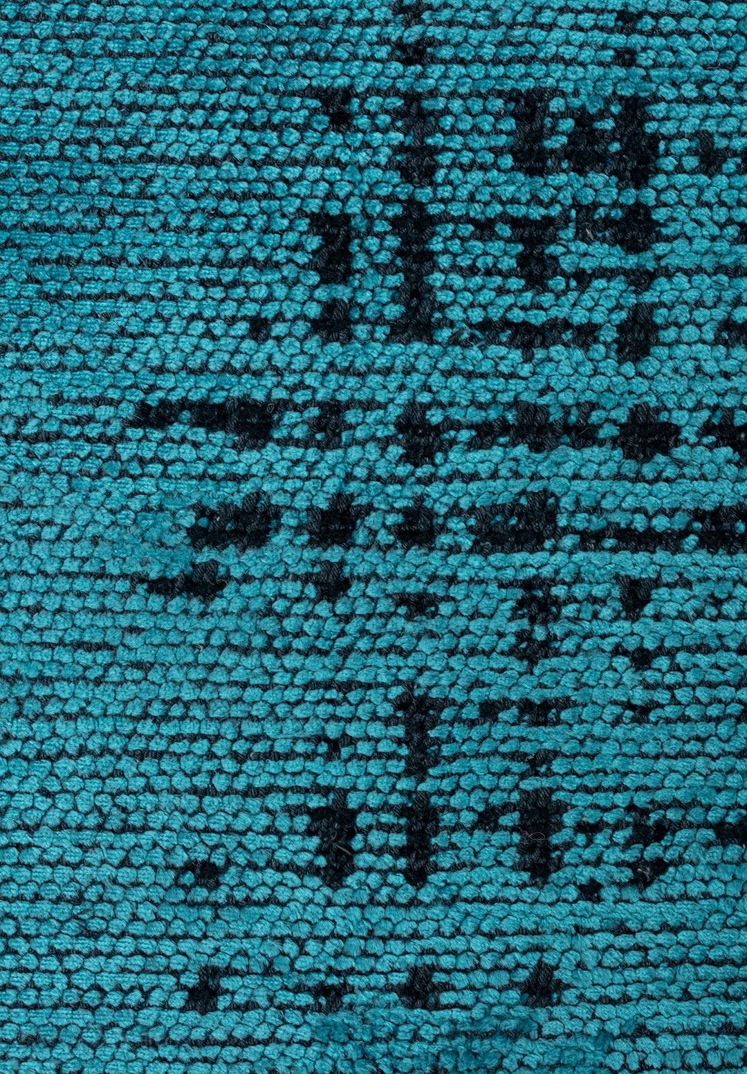 SPACE TURKUAZ - MAT SİYAH HALI