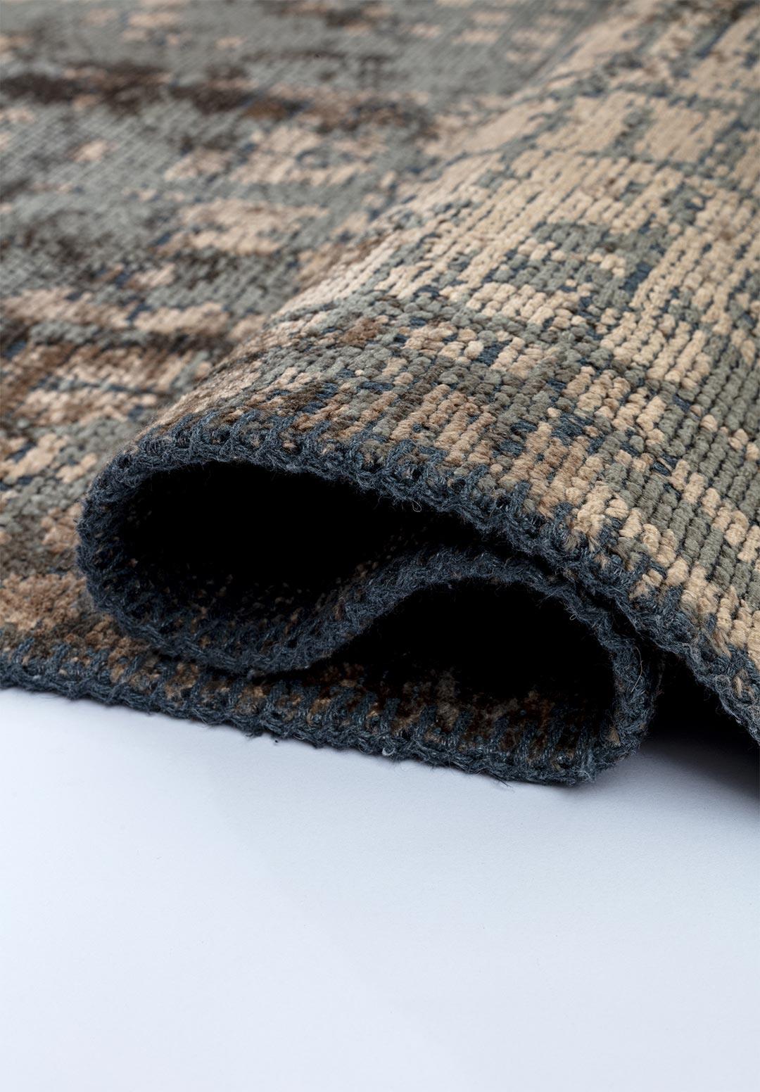 PIXEL ANTRASİT - KOYU BEJ HALI