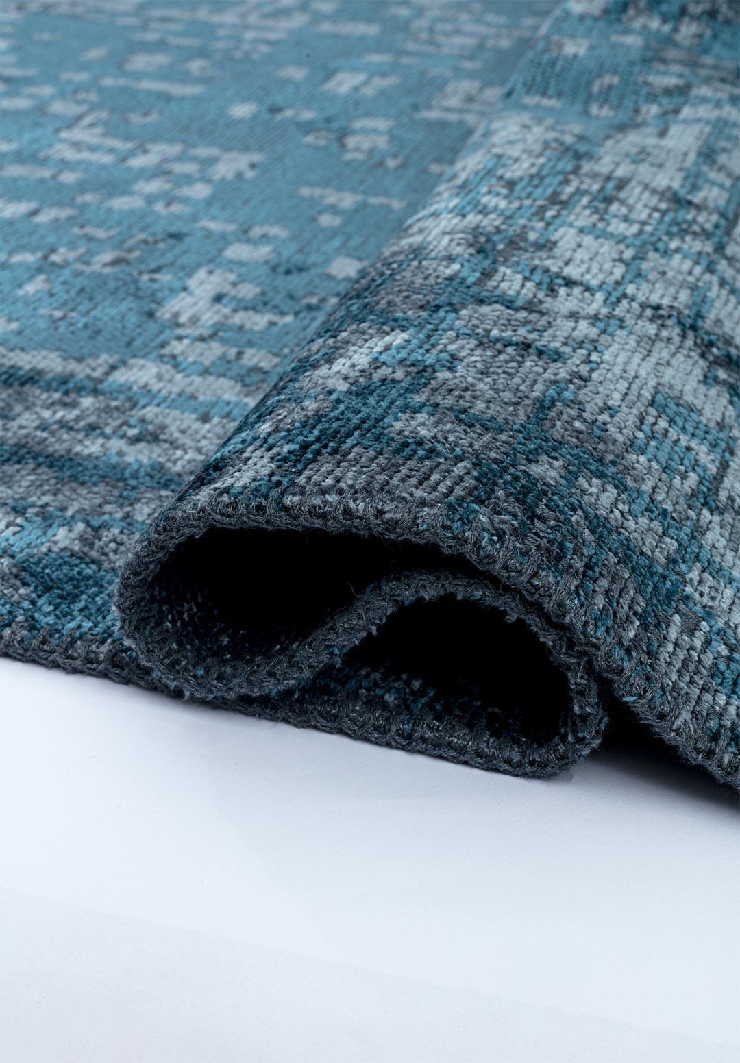 PIXEL PETROL - MAVİ HALI