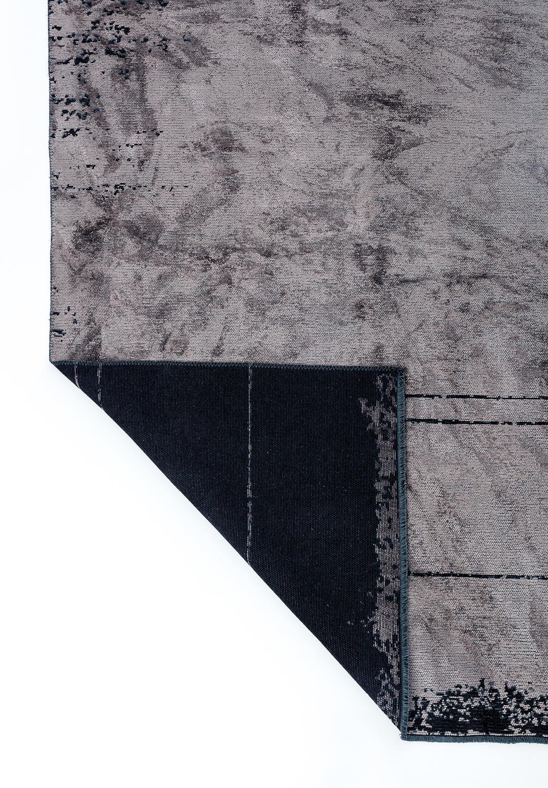BARBER BLACK - DARK GREY RUG