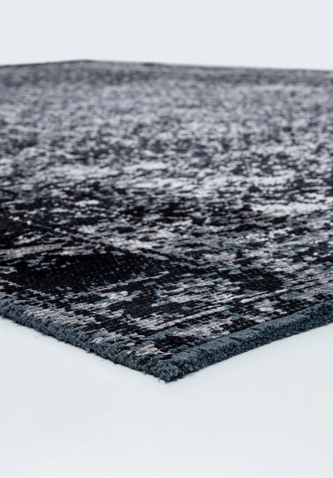 HERITAGE BLACK - LIGHT GREY RUG