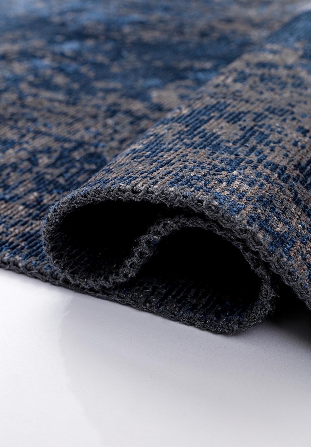 MEDALLION GRİ - LACİVERT HALI