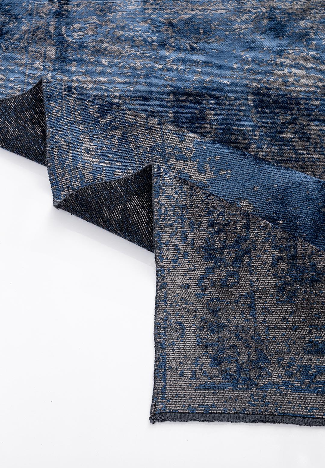 MEDALLION GRİ - LACİVERT HALI