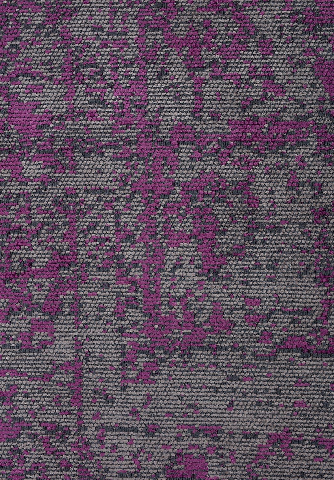 MEDALLION GRİ - MOR HALI