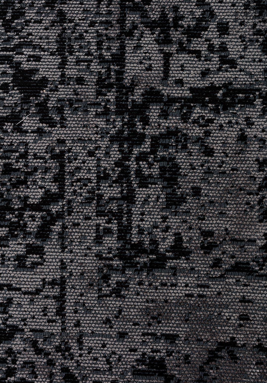 MEDALLION GREY - BLACK RUG