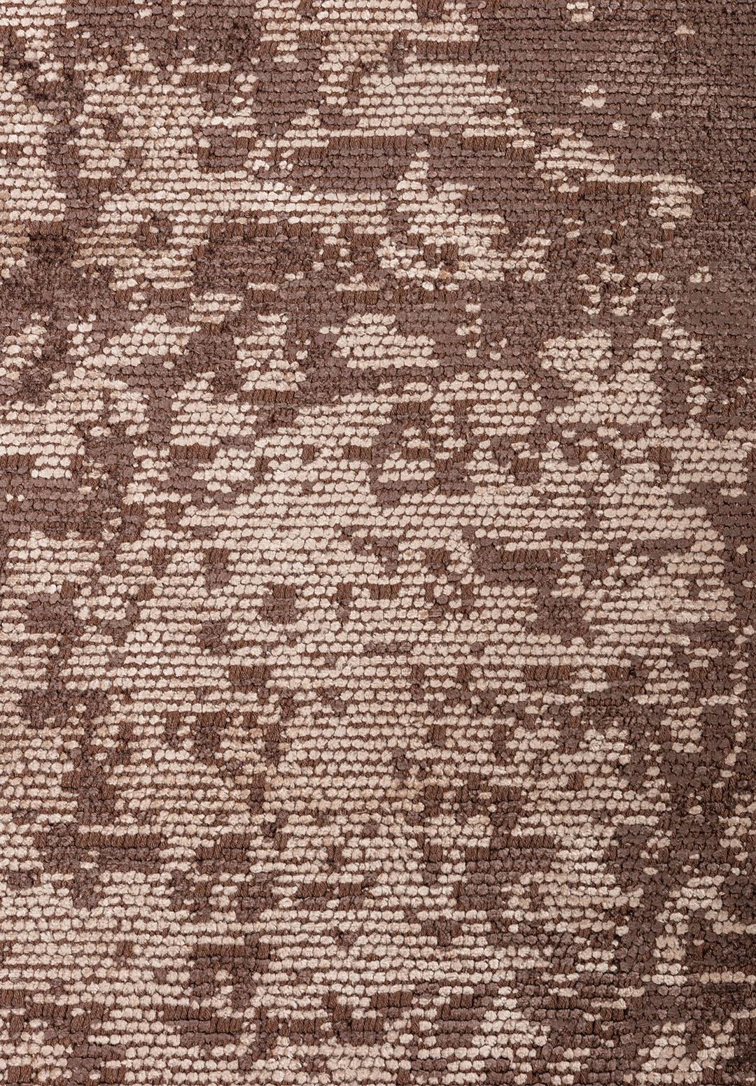 MEDALLION AÇIK KREM - KOYU VİZON HALI