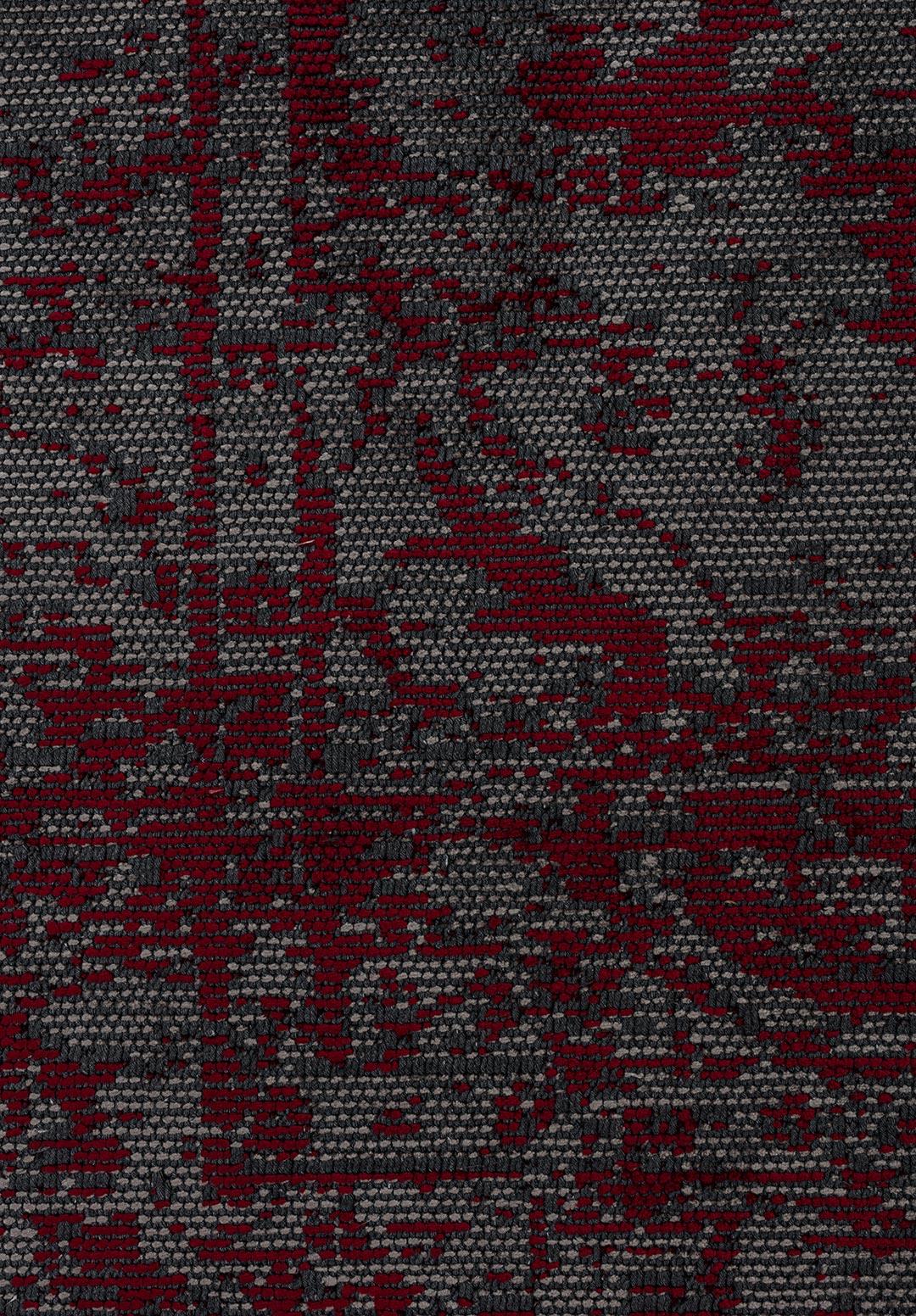 IVY GREY - RED RUG