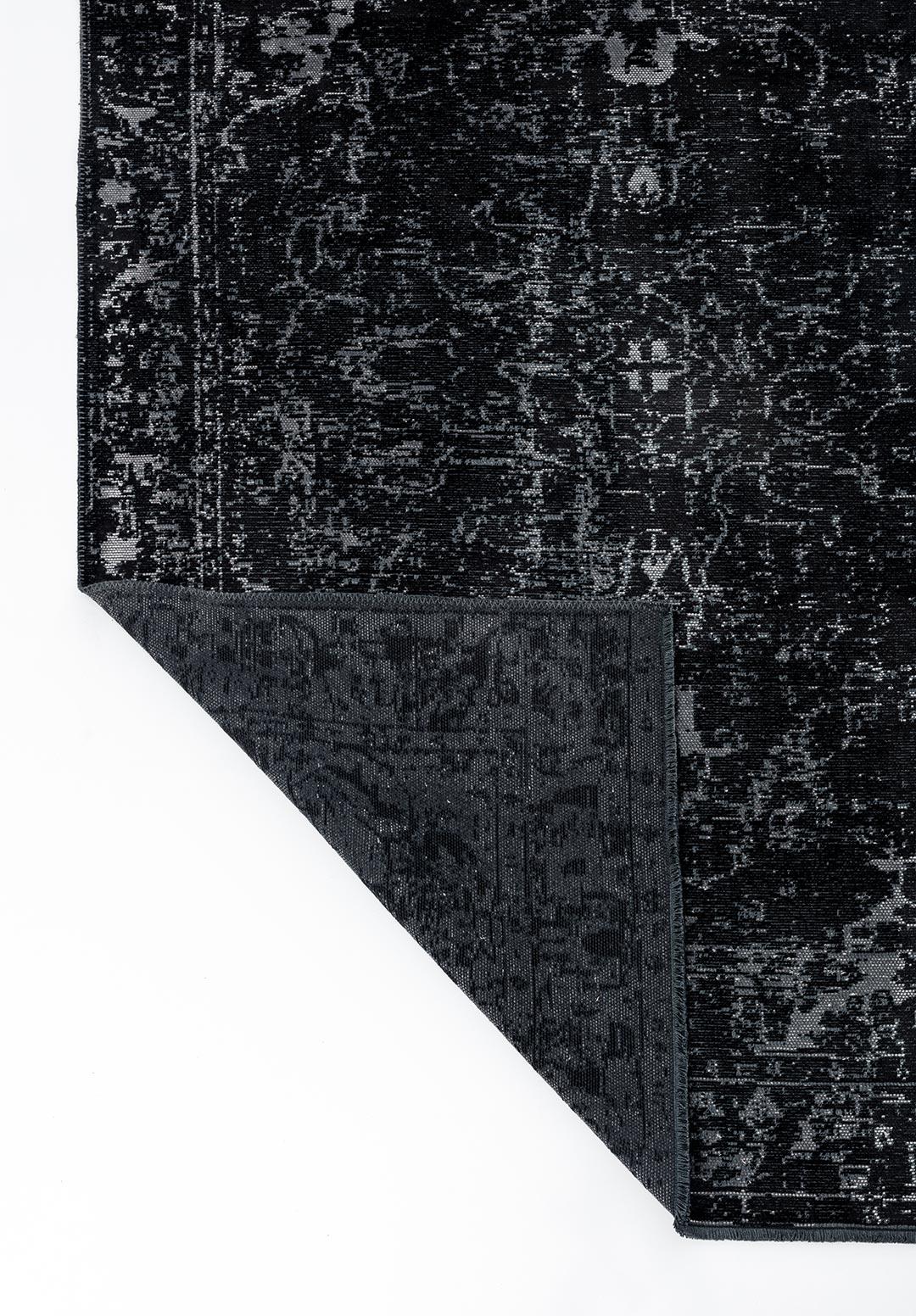 IVY BLACK - LIGHT CREAM RUG