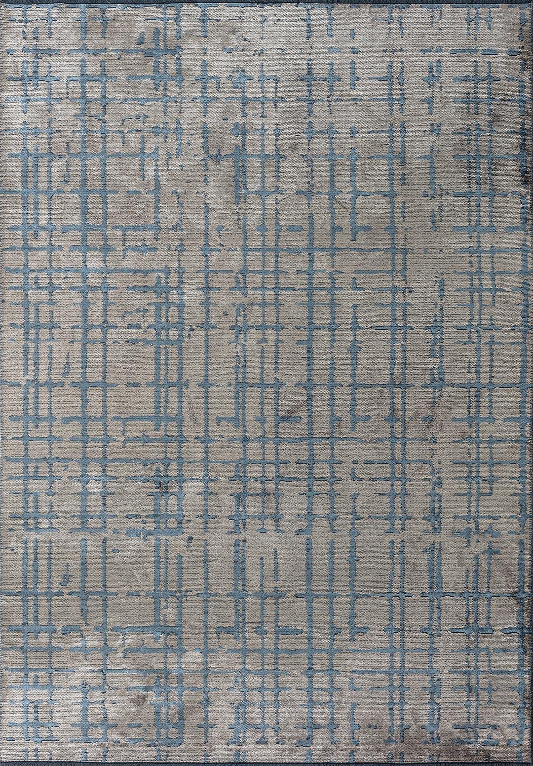 AXIS BLUE - BEIGE RUG
