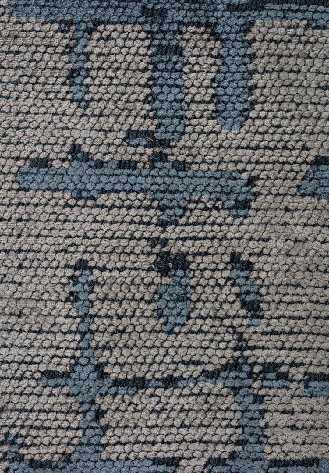 AXIS BLUE - BEIGE RUG