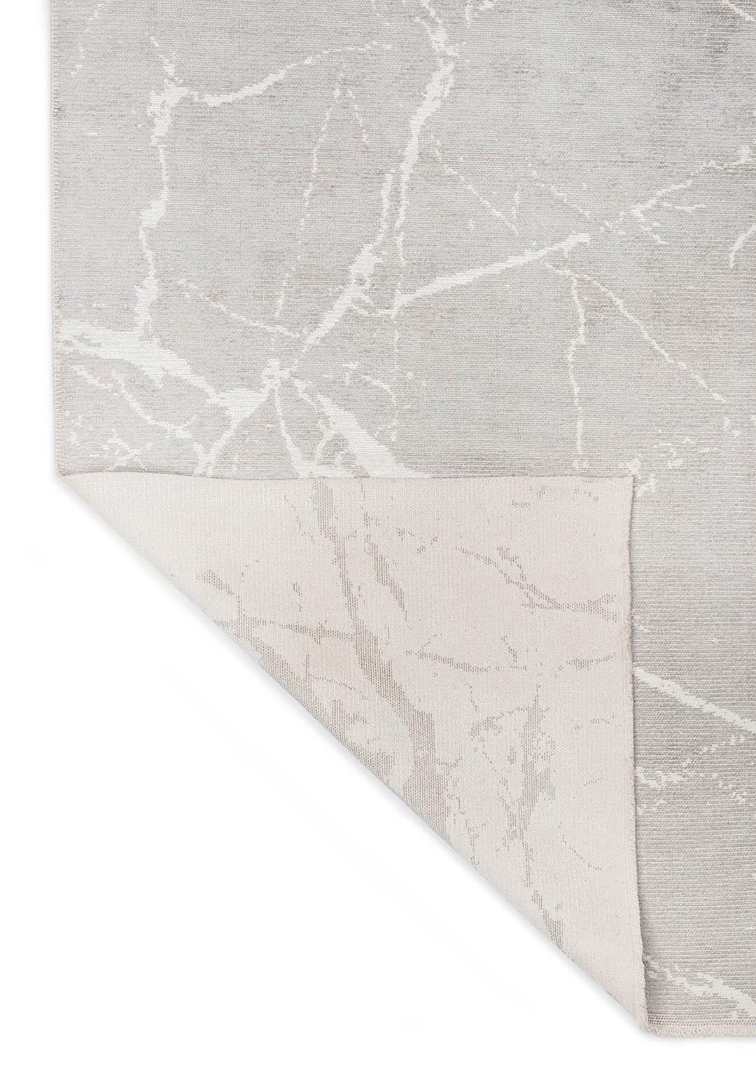 FRACTURE WHITE - LIGHT GREY RUG
