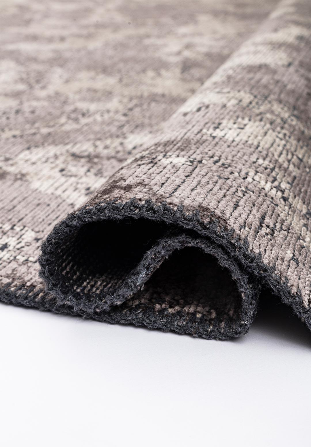 MARBLE BEJ - KOYU GRİ HALI