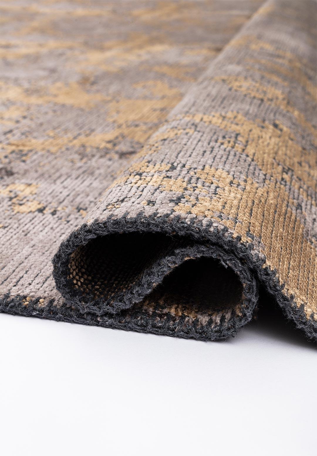 MARBLE AÇIK KAHVE - KOYU GRİ HALI