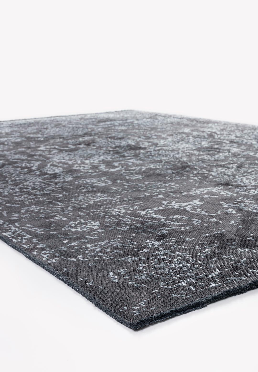 CLASSY ICE BLUE - CHARCOAL RUG