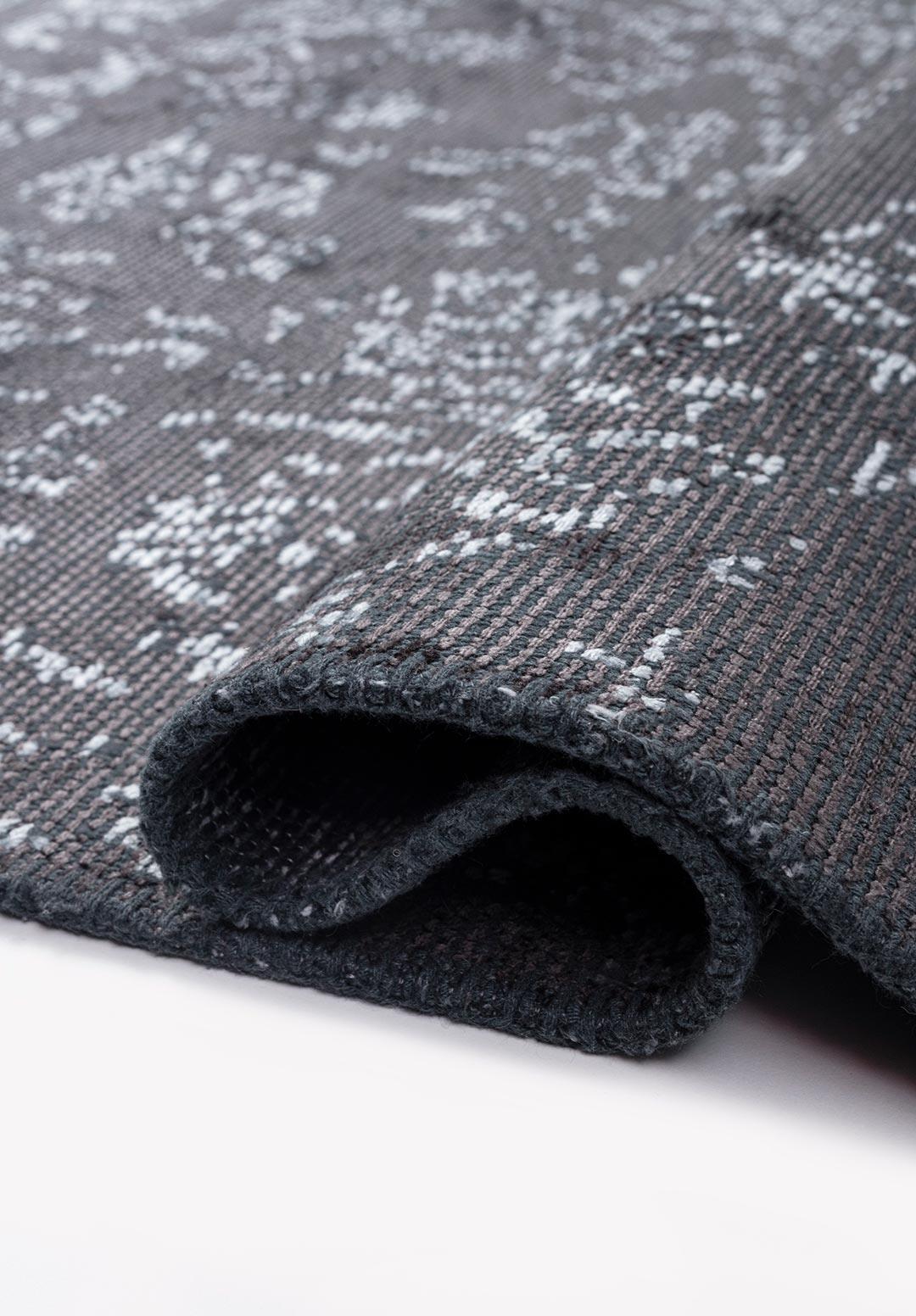 CLASSY ICE BLUE - CHARCOAL RUG