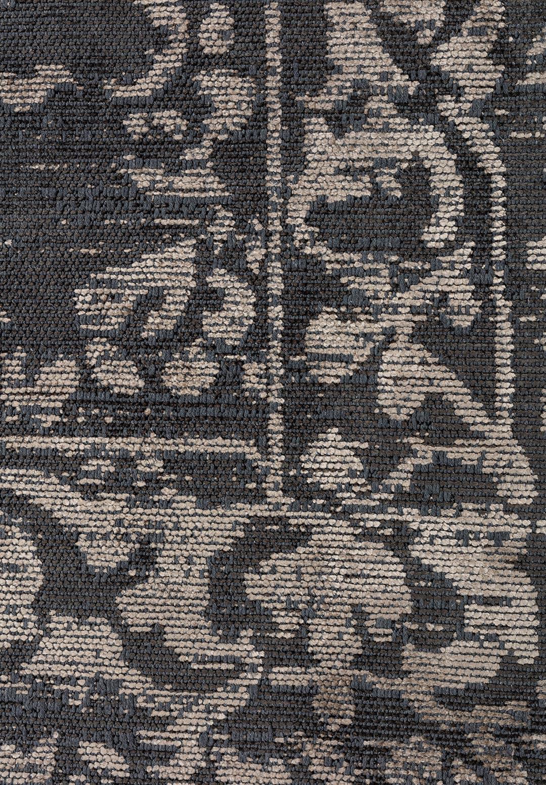 FLORA BEIGE - ANTHRACITE RUG