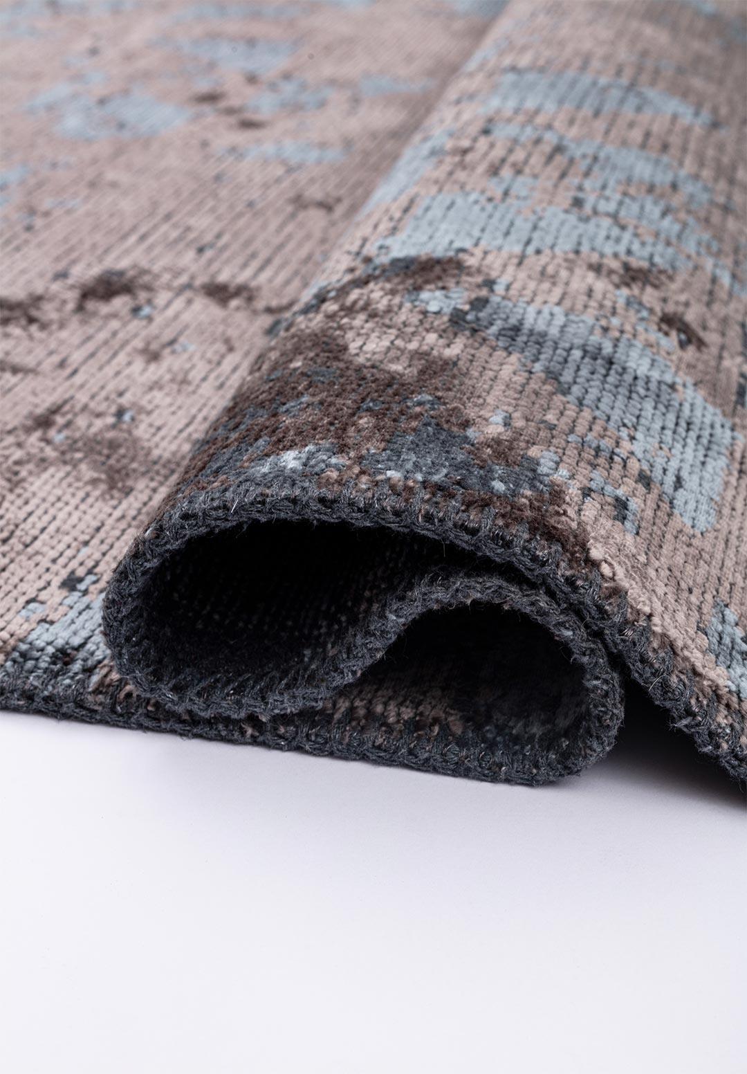 TRIANGLE KOYU GRİ - MAVİ HALI