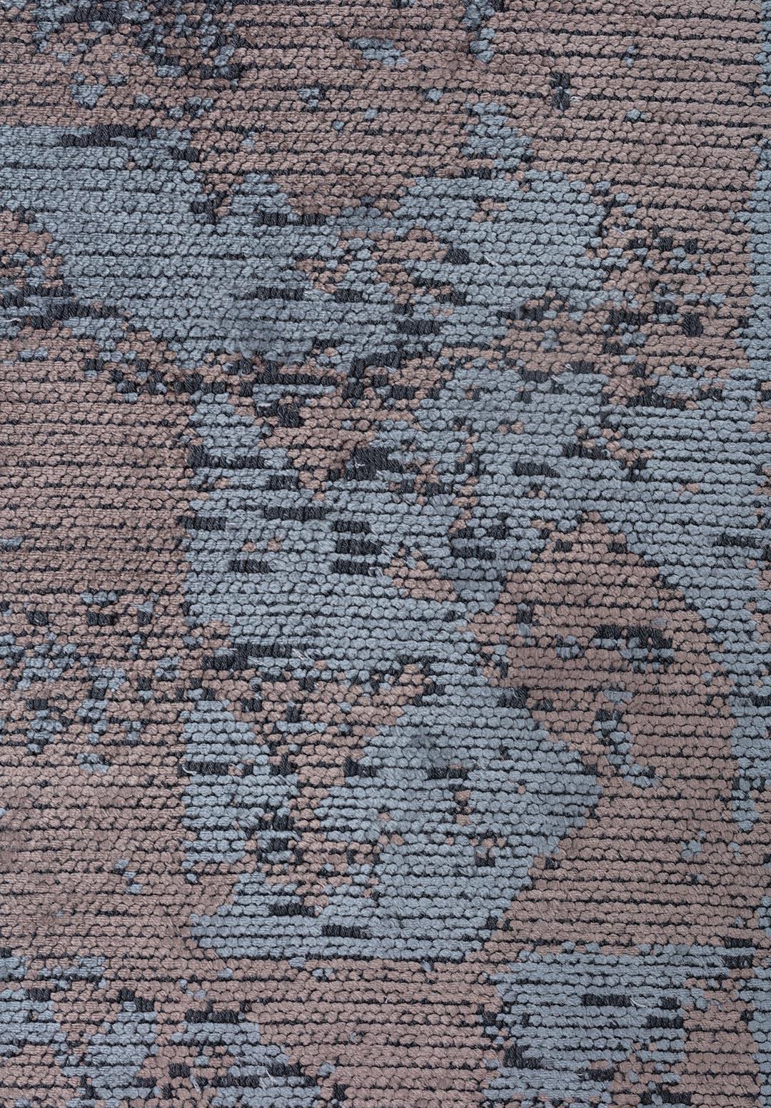 TRIANGLE KOYU GRİ - MAVİ HALI