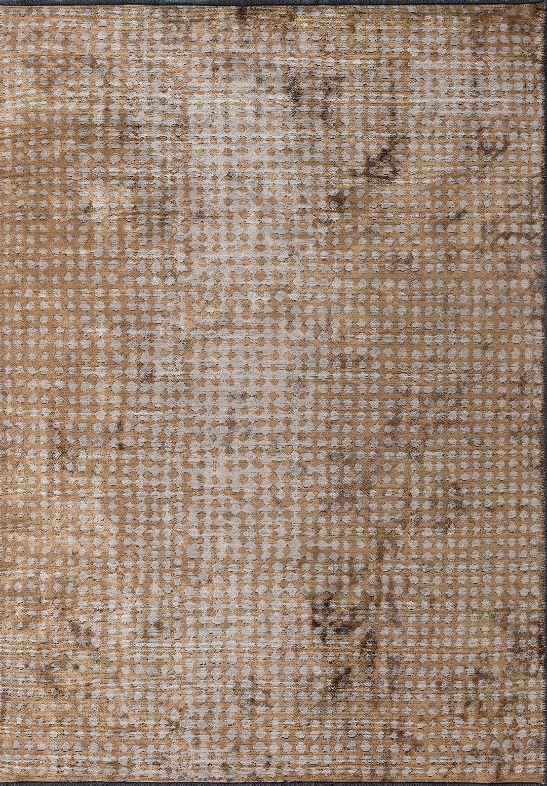 DOTS LIGHT BROWN - BEIGE RUG