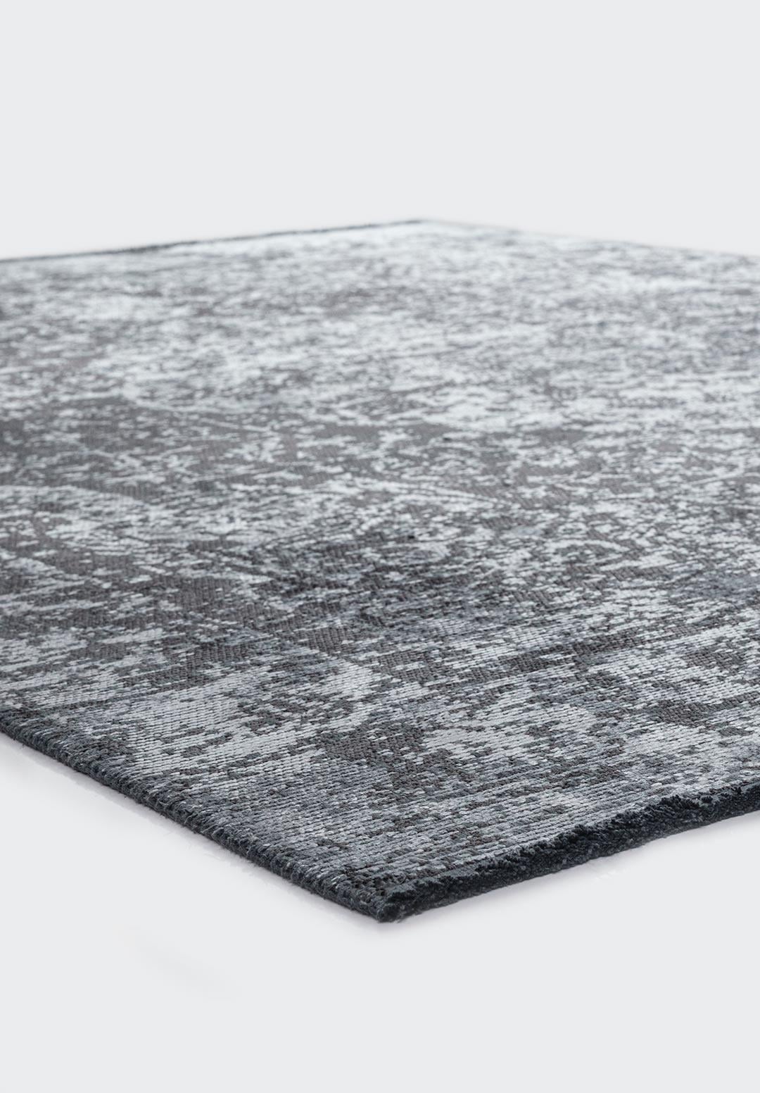 GLORY ICE BLUE - CHARCOAL RUG