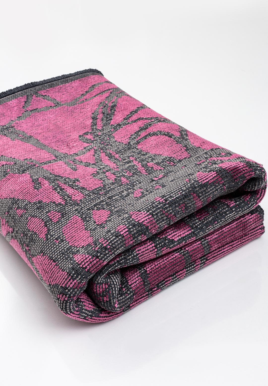 SPLASH PINK - GREY RUG