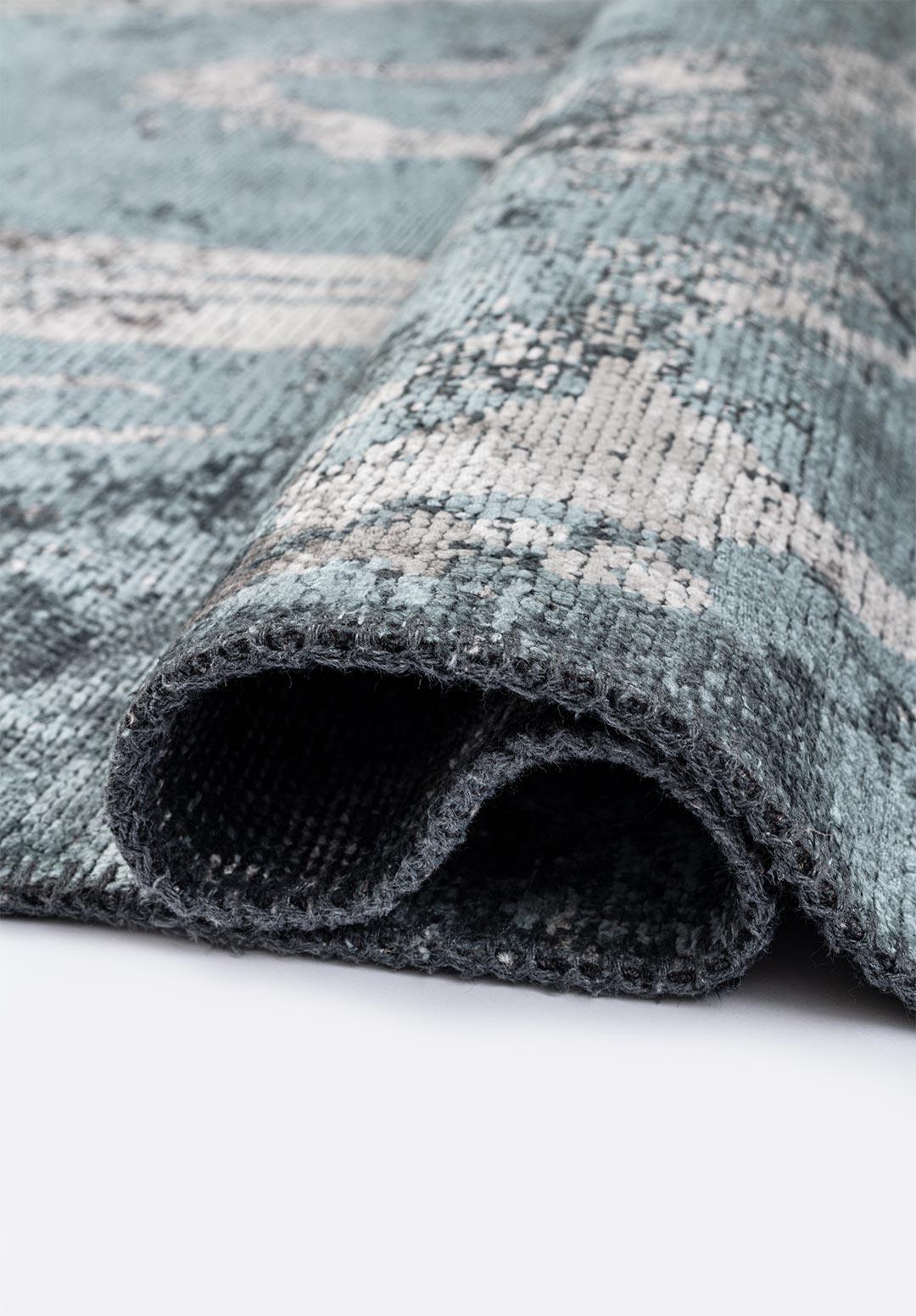 SMOKE AÇIK GRİ - MAVİ HALI