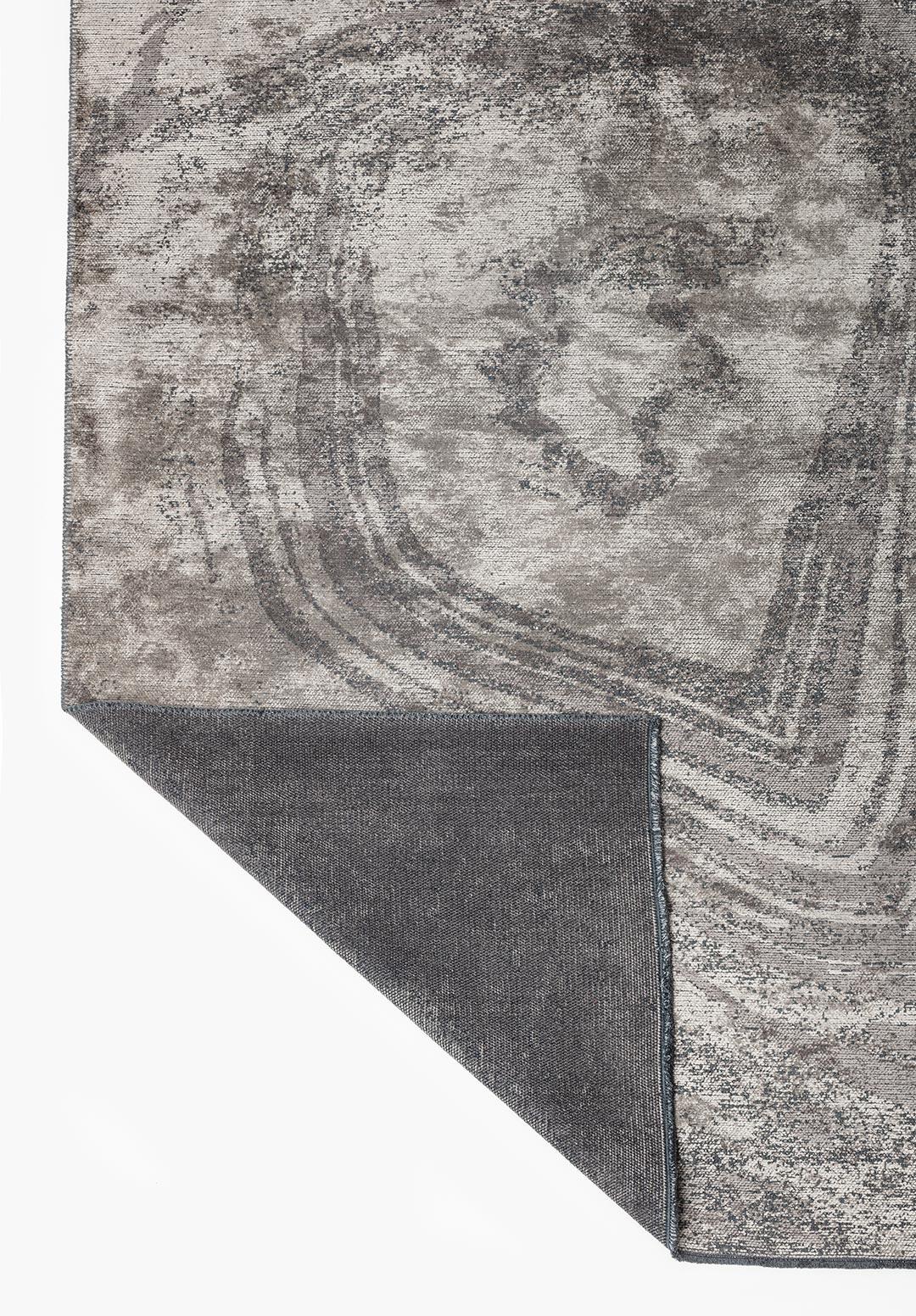 SMOKE KOYU GRİ - KREM HALI