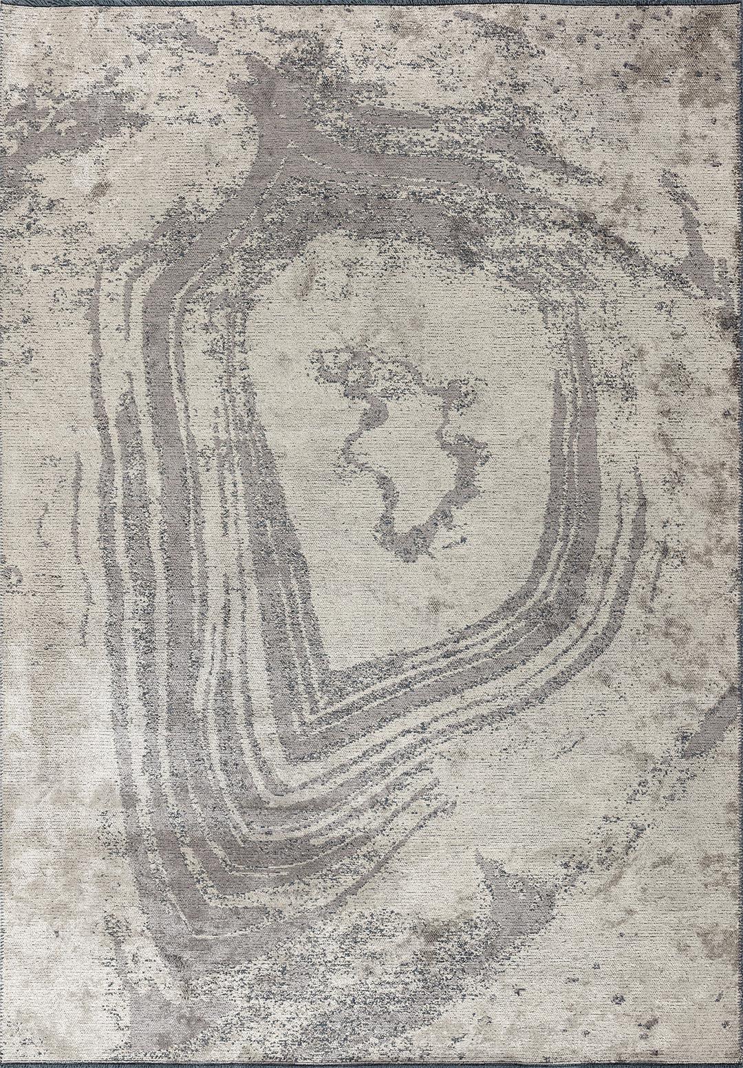 SMOKE KOYU GRİ - KREM HALI