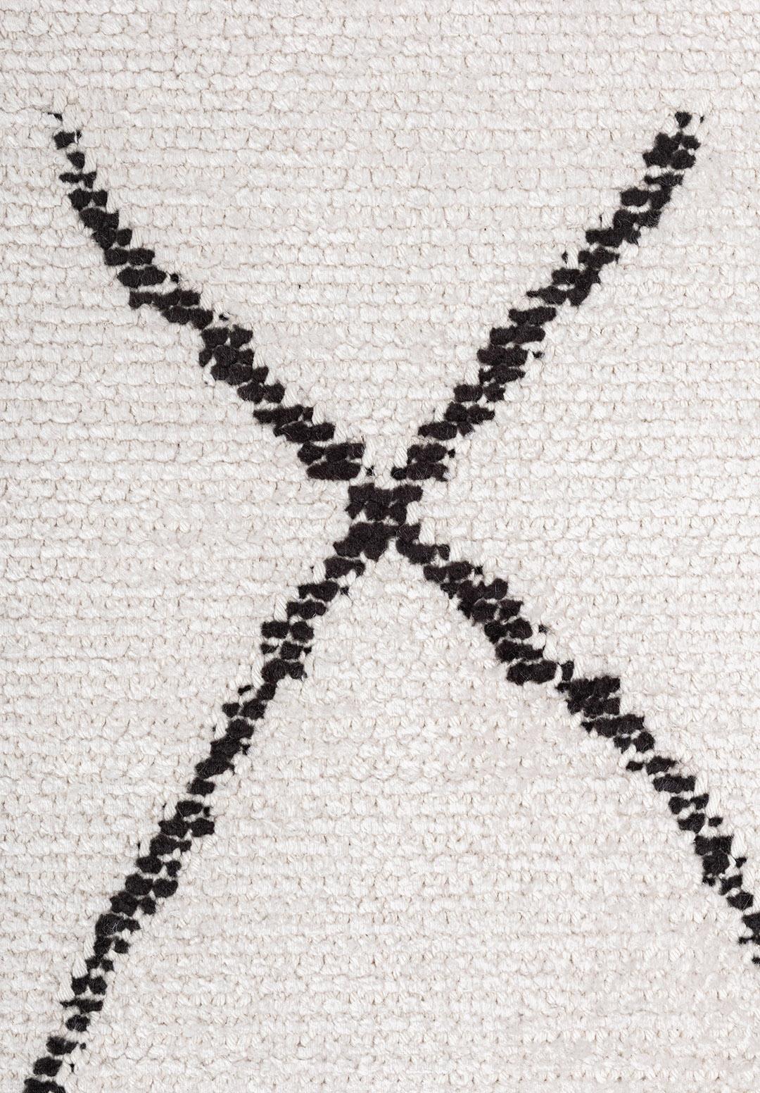 BOHEMIAN BLACK - ECRU RUG